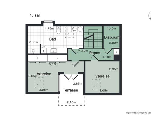 Lækker lejlighed i hjertet af Aalborg