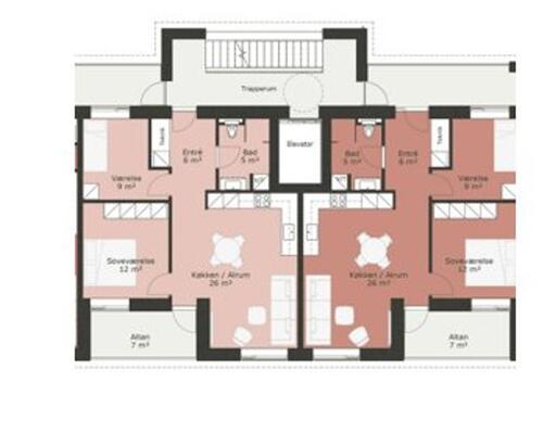 2 værelses lejlighed i Herning