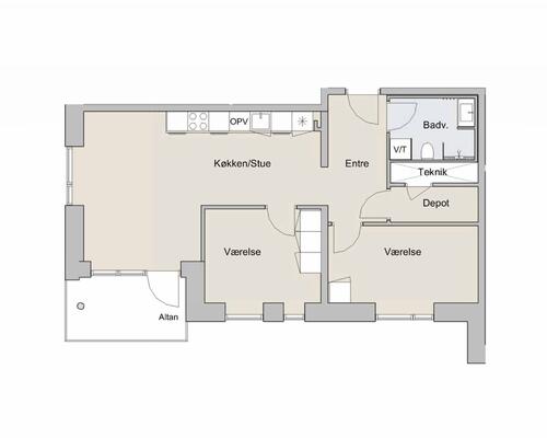 3 værelses lejlighed i Brøndby