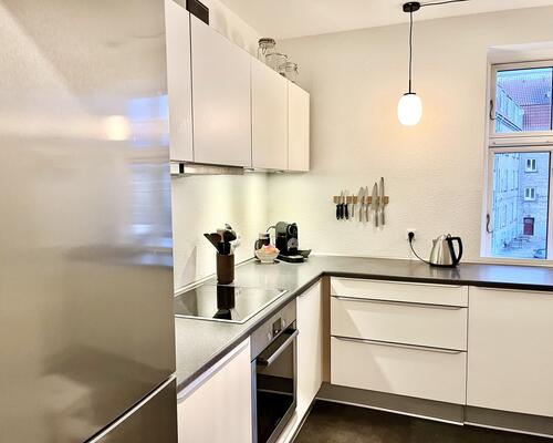 Hyggelig lejlighed i rolige omgivelser tæt på Aalborgs liv