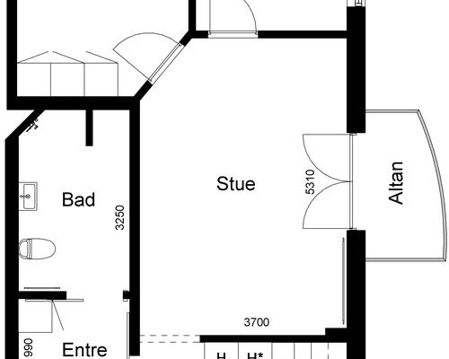 3 værelses lejlighed i Tjele