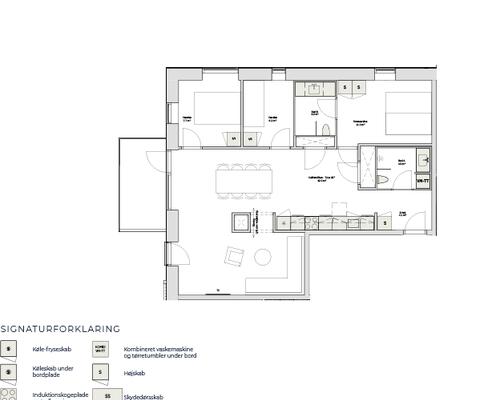 Lækker 4-værelses lejlighed i nybyggeri med stor altan