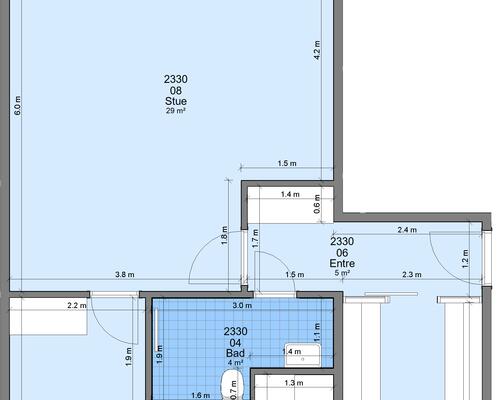 2 værelses lejlighed i Randers NØ