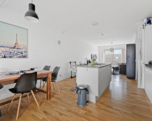 Delevenlig 3-værelses lejlighed i Hasserislund