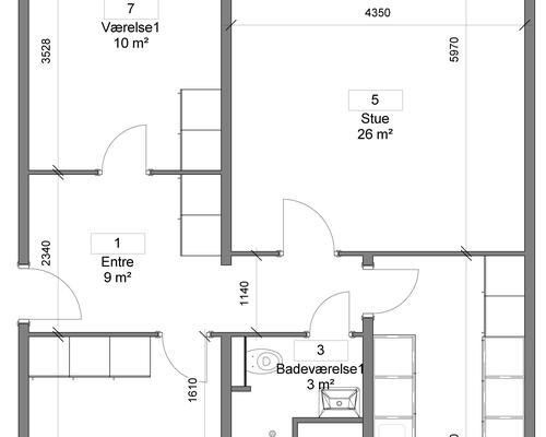 3 værelses lejlighed i Nørresundby