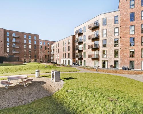 Flot lejlighed med stor altan og højt kvalitetsniveau 😍<br>