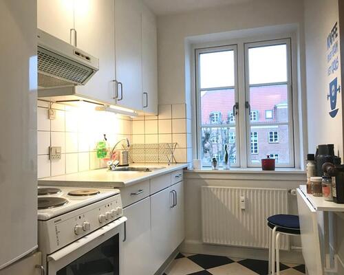 1 værelses lejlighed i charmerende ejendom på Frederiksbjerg