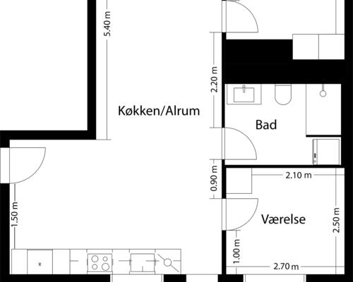 3 værelses lejlighed i Risskov