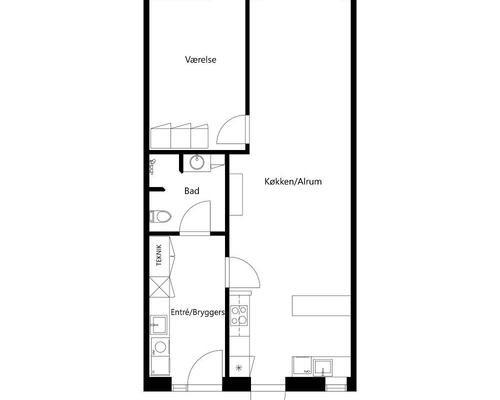 2 værelses hus i Vejle