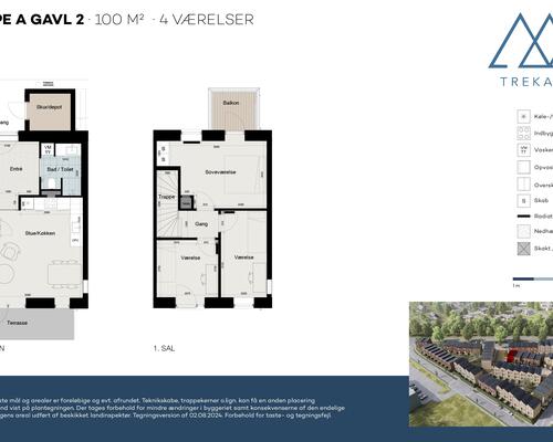 Nyd livet i et rummeligt rækkehus i flere plan