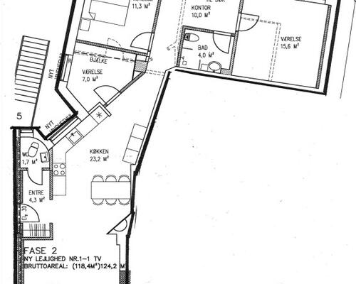 4 værelses lejlighed i Hjørring