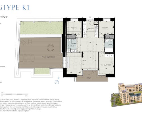 4 værelses lejlighed i Køge