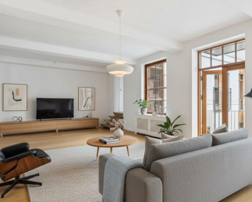 Eksklusiv liebhaverbolig med to badeværelser