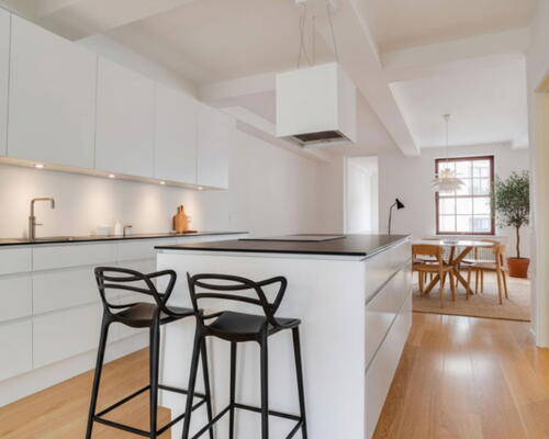 Eksklusiv liebhaverbolig med to badeværelser