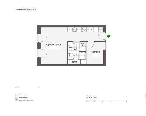 2-værelses i skønne Odense ved Eventyrshaven! - KUN 2 MÅNEDERS DEPOSITUM