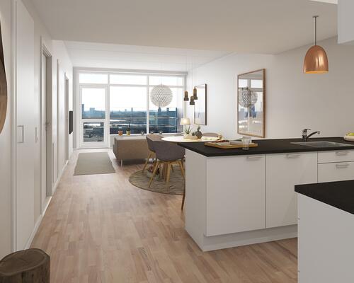 2 værelses lejlighed i Århus C