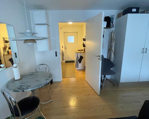 Stor 1-værelses med central beliggenhed.