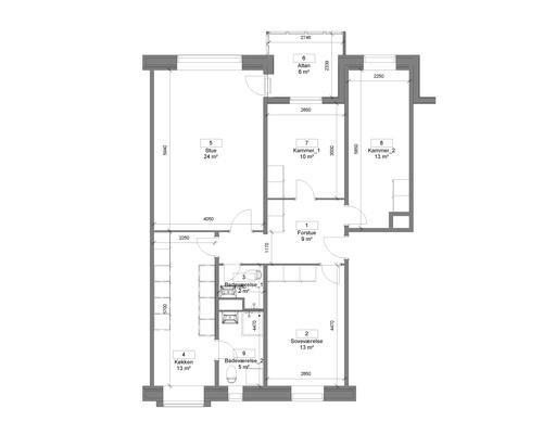 4 værelses lejlighed i Nørresundby
