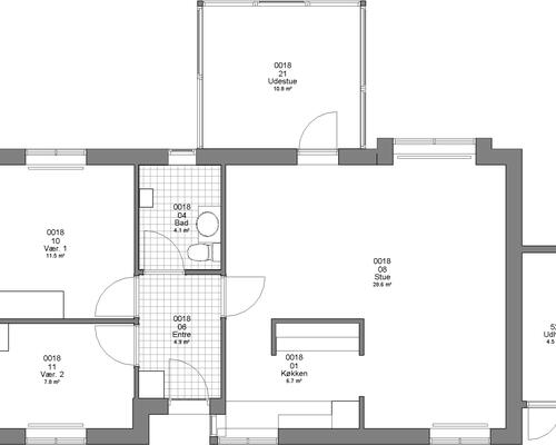 3 værelses hus i Haderslev