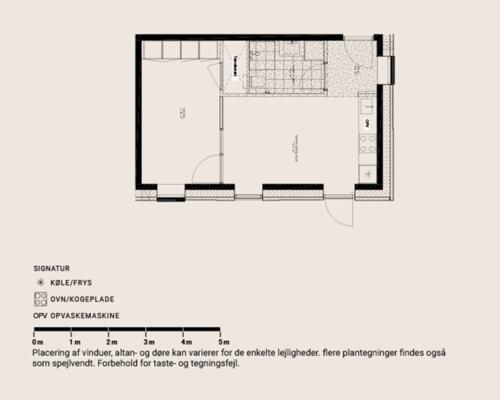 Nyopført 2-værelses lejlighed på Ankomstpladsen