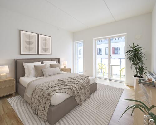 Perfekt delelejlighed for tre venner i Aarhus C