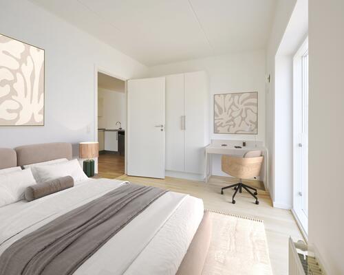 Perfekt delelejlighed for tre venner i Aarhus C