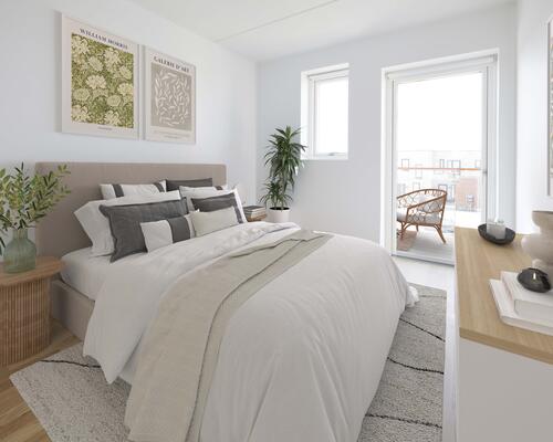 Skøn 3-værelses med altan og tæt på Aarhus