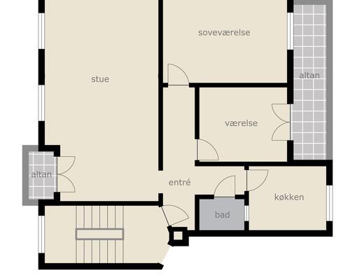 3 værelses lejlighed i Aalborg