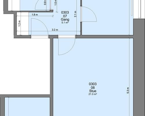 3 værelses lejlighed i Randers NØ