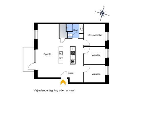 4 værelses lejlighed i Åbyhøj