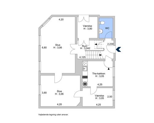 8 værelses hus i København K
