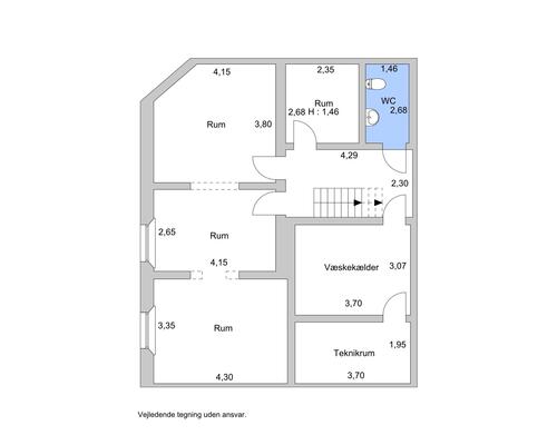8 værelses hus i København K