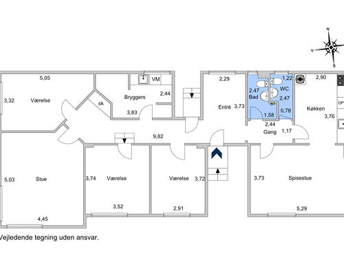 6 værelses lejlighed i Ballerup