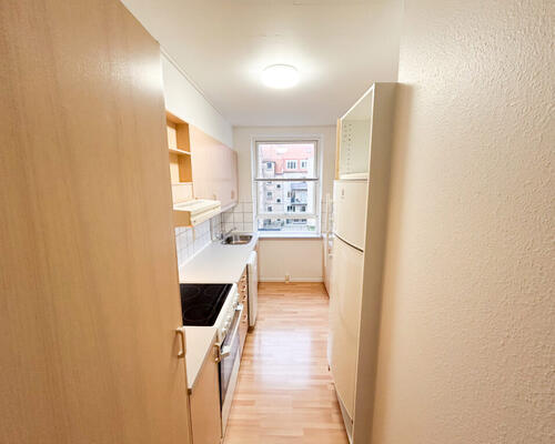 Lys 2-værelses lejlighed i vestbyen