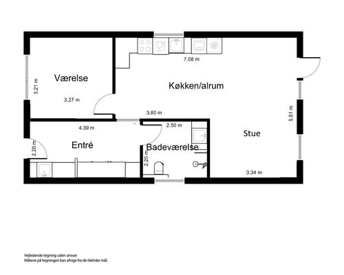2 værelses hus i Hjortshøj