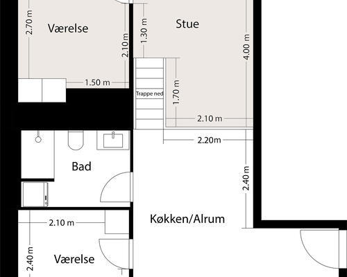 3 værelses lejlighed i Risskov