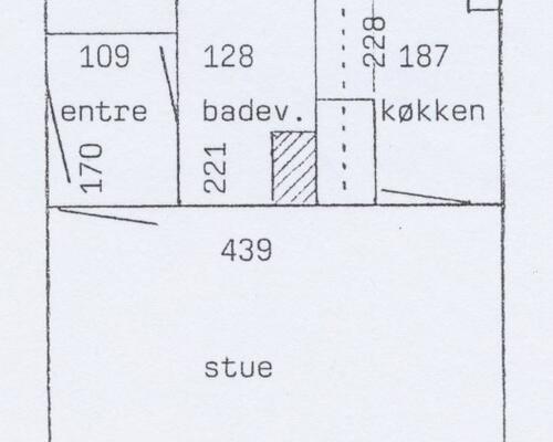 2 værelses lejlighed i Vamdrup