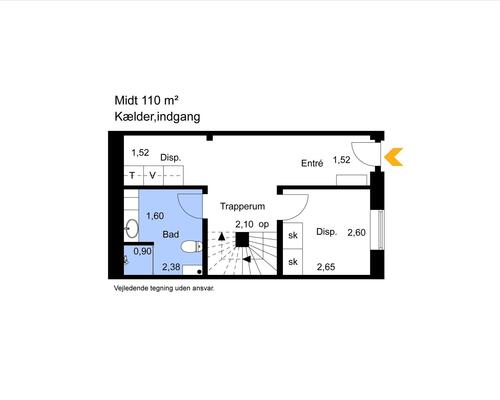 4 værelses hus i Hørning