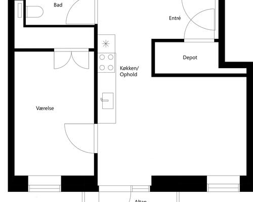 2 værelses lejlighed i Risskov