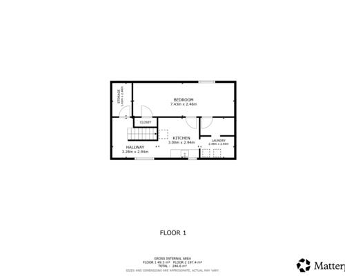 3 værelses hus i Charlottenlund
