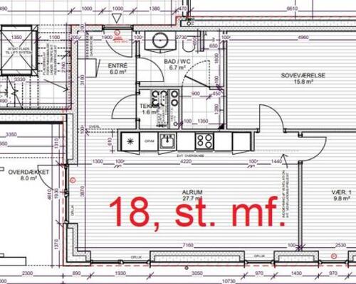 3 værelses lejlighed i Give