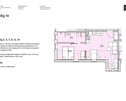 2 værelses lejlighed i Horsens