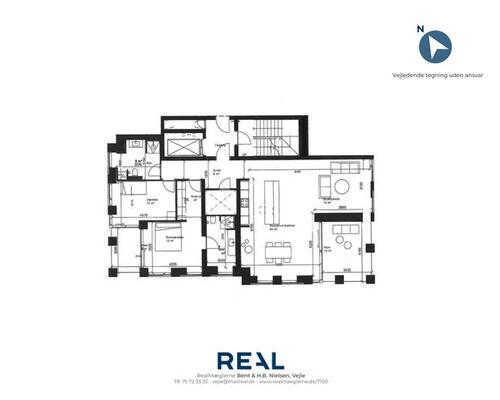 3 værelses lejlighed i Vejle