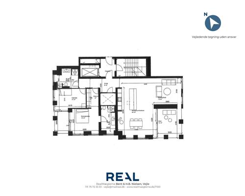 3 værelses lejlighed i Vejle