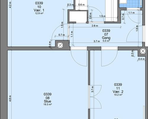 3 værelses lejlighed i Randers NØ