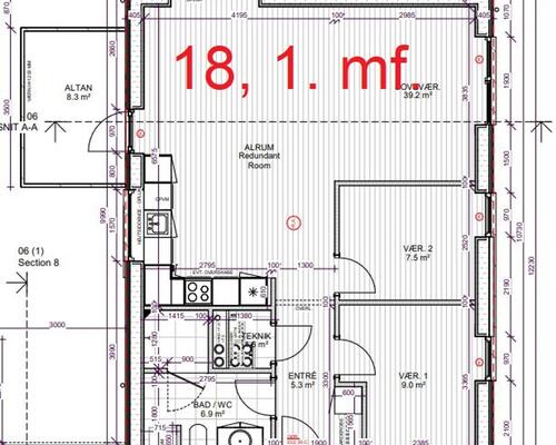 3 værelses lejlighed i Give