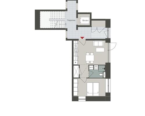 1 værelses lejlighed i Odense V