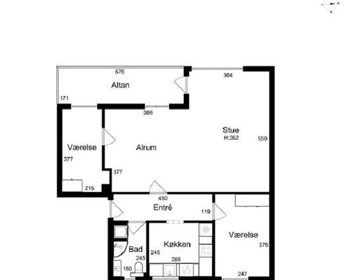 4 værelses lejlighed i Odense C