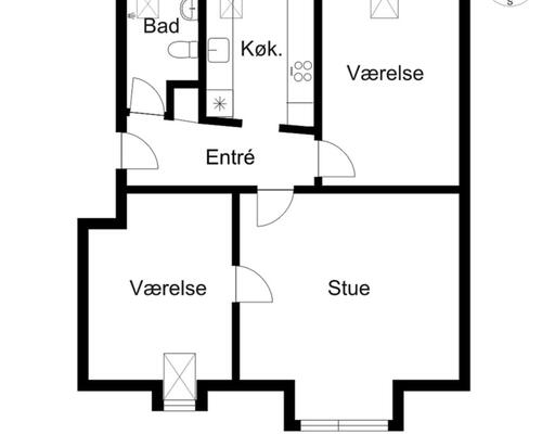 3 værelses lejlighed i Næstved