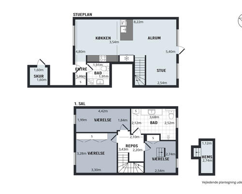 Stort 4-værelses rækkehus på Marshalls Alle